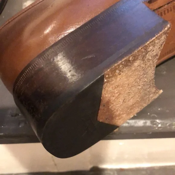 Classic Brown Leather Men's Shoes - Picture 5 of 6